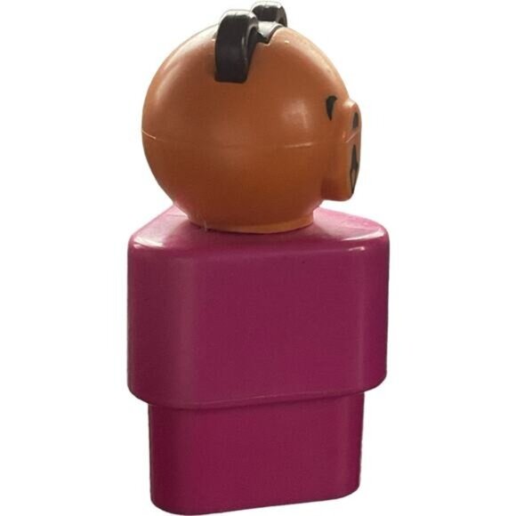 1984 Fisher Price #413 Shape Sorter Playground replacement Bear Purple Triangle - Picture 3 of 5